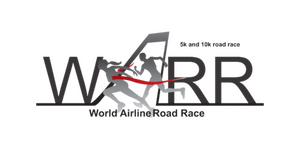 World Airline Road Race logo with runners